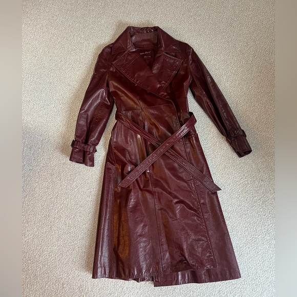 Vintage Etienne Aigner long leather jacket - Picture 5 of 7